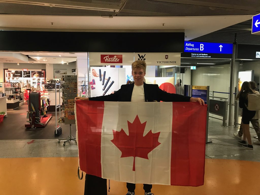 Max Isemann Abflug Frankfurt nach Vancouver